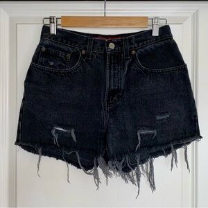 Vintage Old Navy Black Jean Shorts, size 6